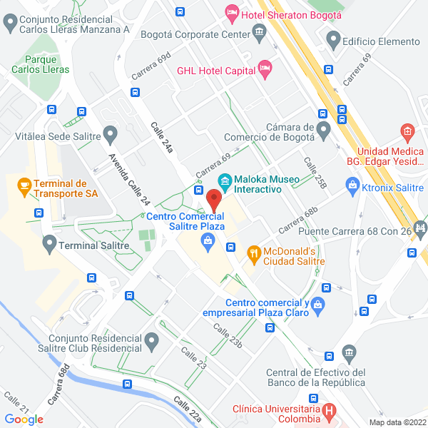 Mapa de Restaurante Miramar