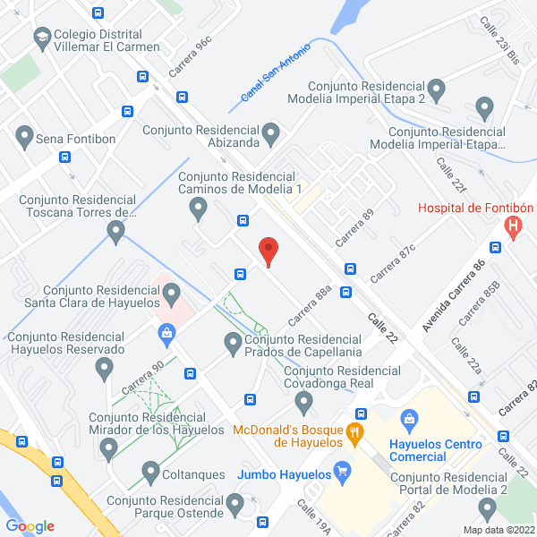 Mapa de Susguantes S.A.S.