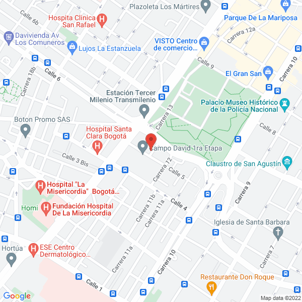 Mapa de Sus Materiales Ya Ferretería Ltda.