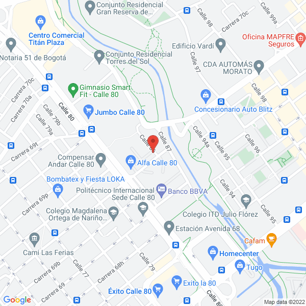 Mapa de Serviproductos E Ingeniería Ltda.