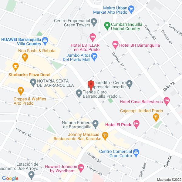 Map of Serviprof Ips S.A.
