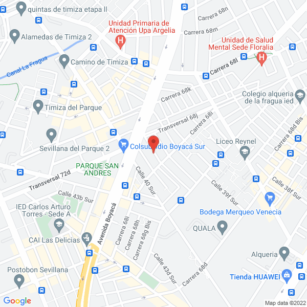 Mapa de Servmetal Ltda