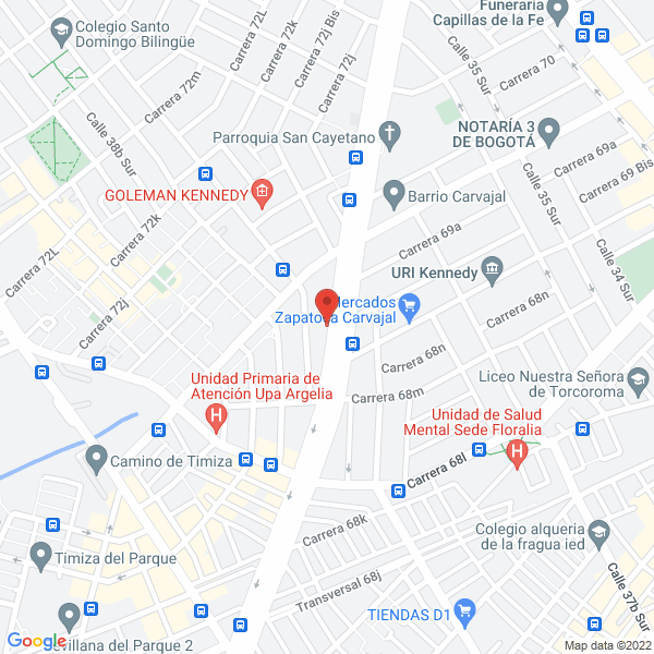 Mapa de Técnicos Industriales B & S Ltda.