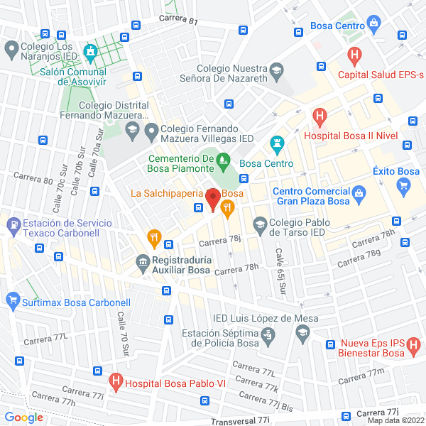 Mapa de Tecnologías Químicas Ltda