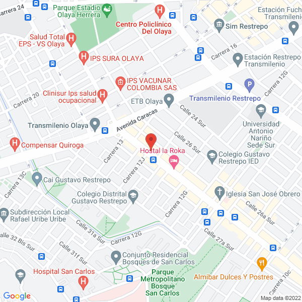 Mapa de Rica Lechona