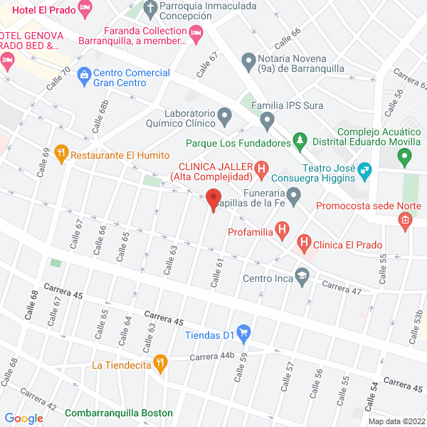 Map of Transportes Rafael De La Hoz