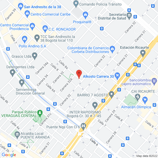 Mapa de Transportes Rápido Putumayo Ltda.