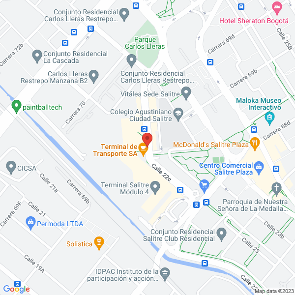 Mapa de Transportes Reina S.A.