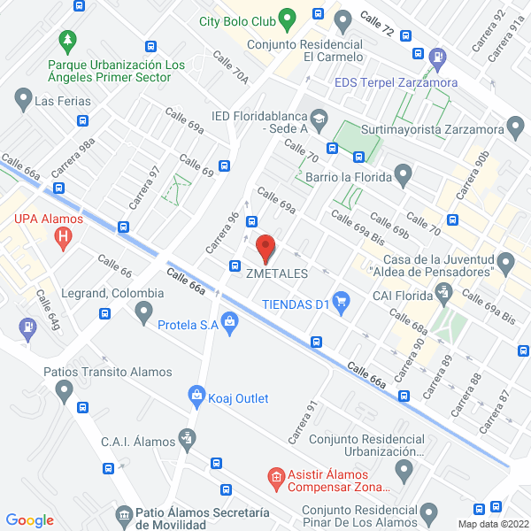 Mapa de Tubocar Ltda.