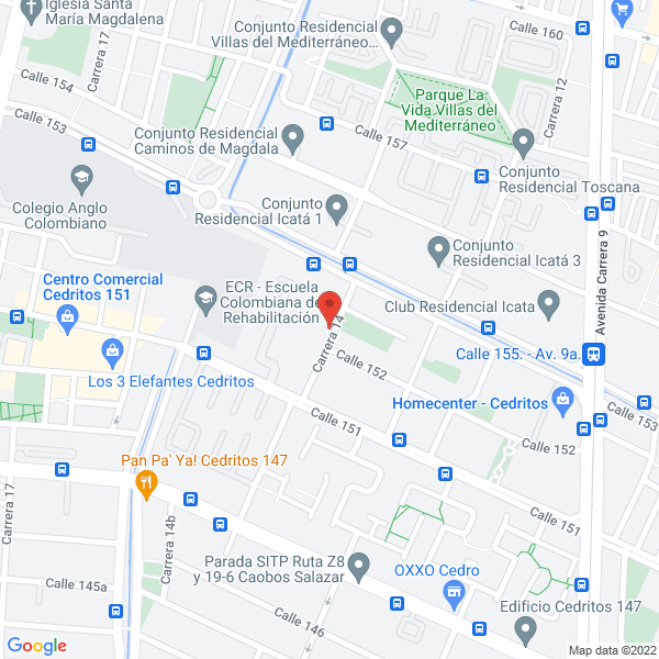Mapa de Smo Panamerican Clinical Research S.A.S.
