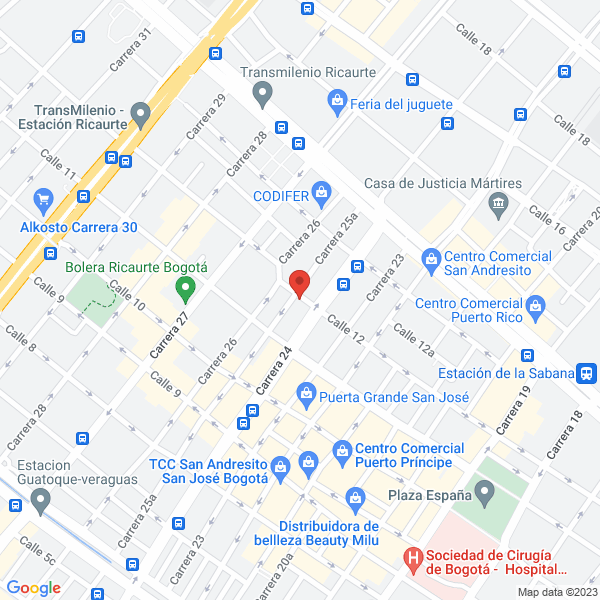 Mapa de Rectificadora De Motores Romero G.