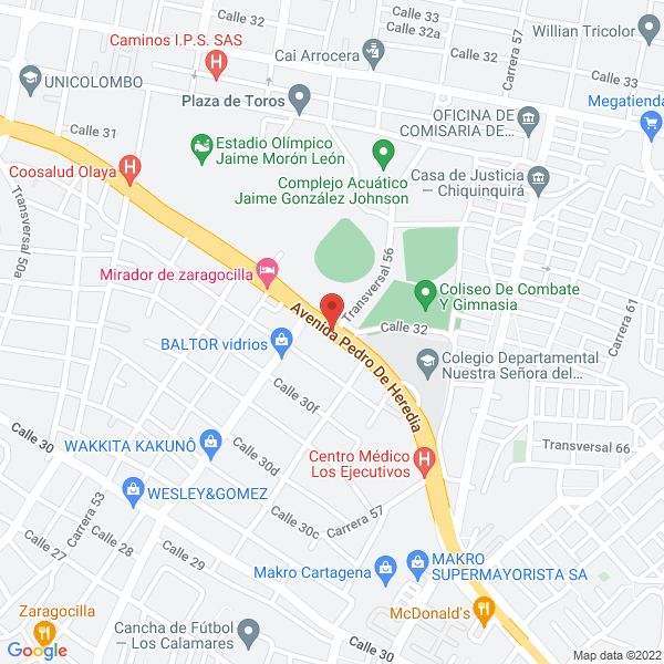 Map of Rectificadora La Nueva Mundial