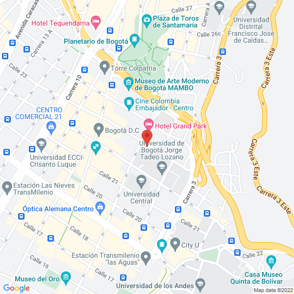 Mapa de Relieves Arte Moderno