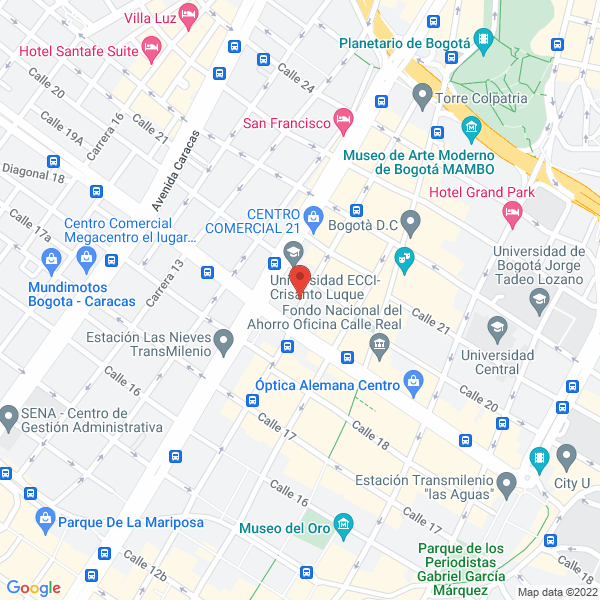 Mapa de Rubiano Contreras E Hijo Scf