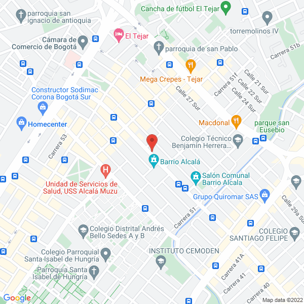Mapa de Ruditex Ltda.
