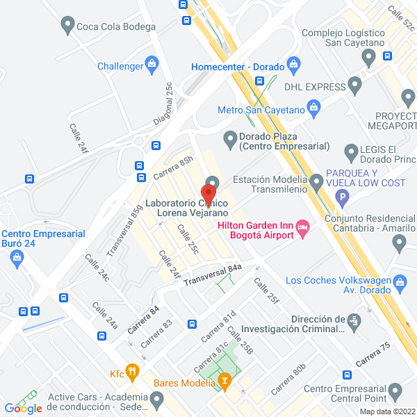Mapa de Rush Cargo Colombia Ltda