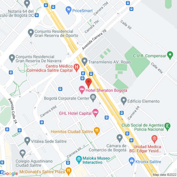 Mapa de Administradora De Negocios New Exchange Center S.A.S.