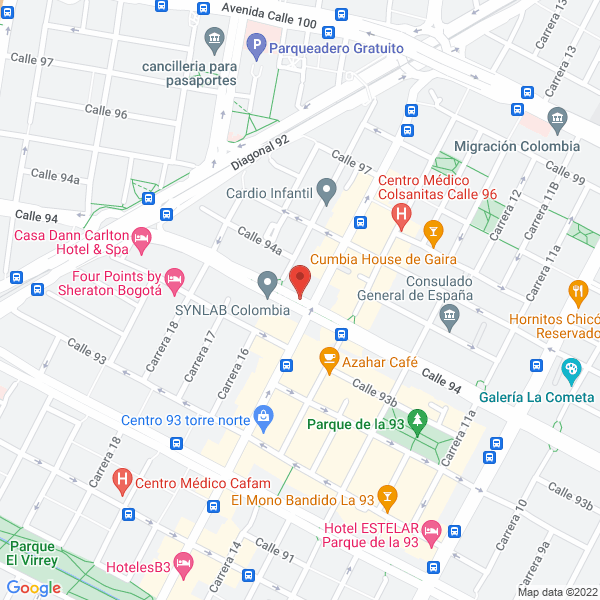 Mapa de Ticket Proms Colombia S.A.S