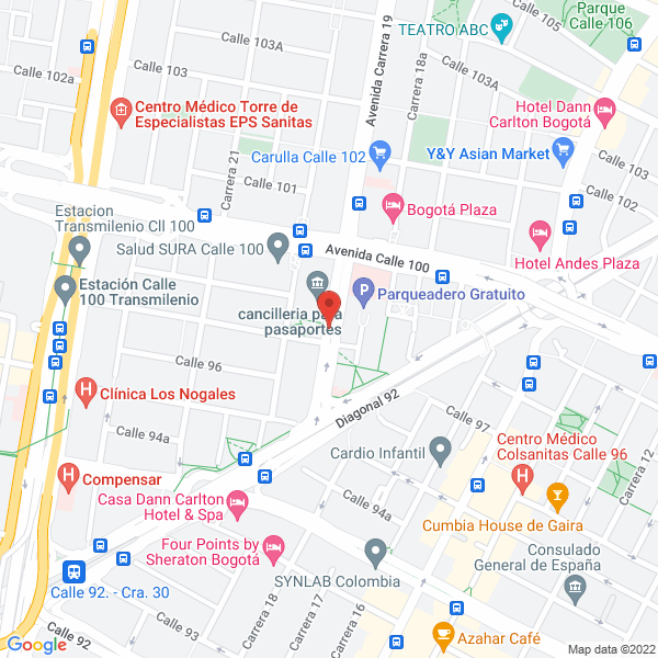 Mapa de Ticktock Diseño S.A.S.