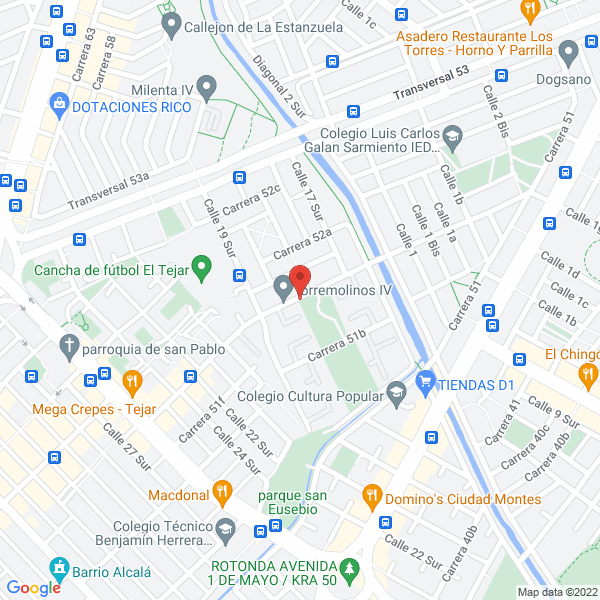 Mapa de Tecnicfiber S.A.S.