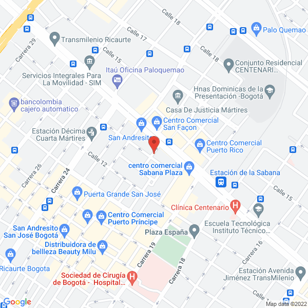 Mapa de Tecnimak Ltda