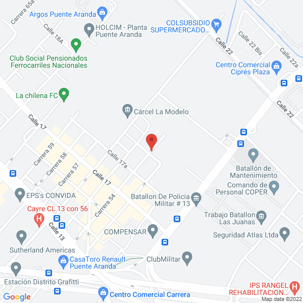 Mapa de Tecnipesados