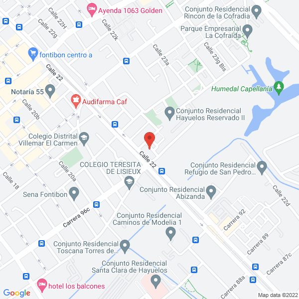 Mapa de Tecnisoft 21 E.U.