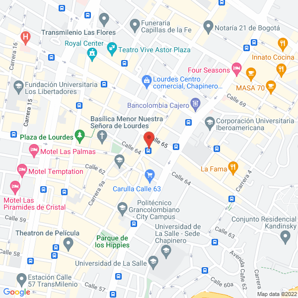 Mapa de Sainet Ingeniería Ltda