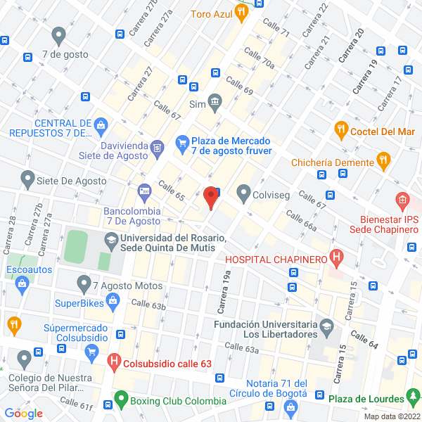 Mapa de Am Inversiones S.A.S.