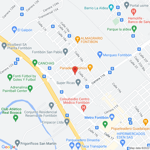 Mapa de Aquasol Piscinas