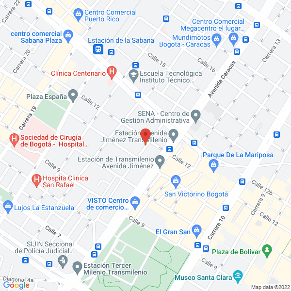 Mapa de Almacén Ferretería Los Anjeos