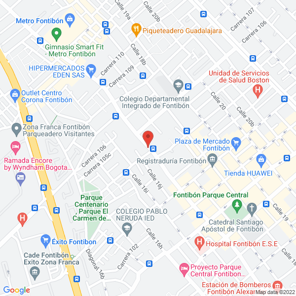 Mapa de Almacén Industrial De Tornillos Ltda.
