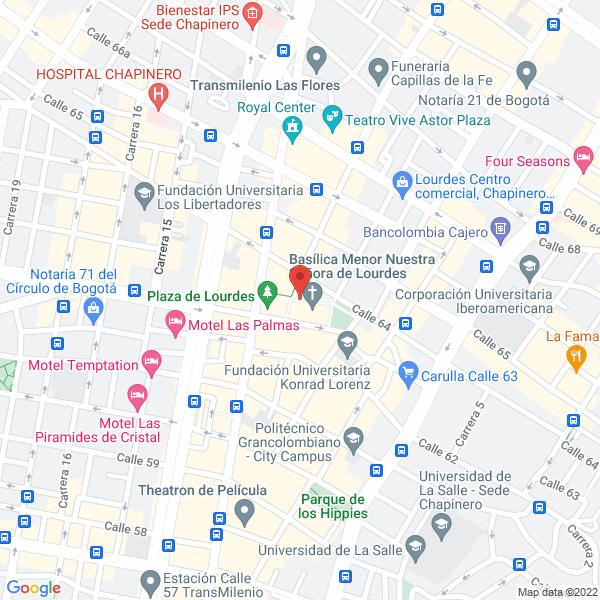 Mapa de Almacen Juan Pablo II
