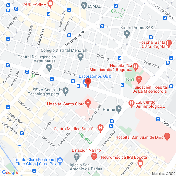 Mapa de Almacén Piñeros