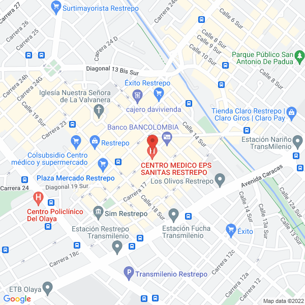 Mapa de Amador Rodríguez Germán