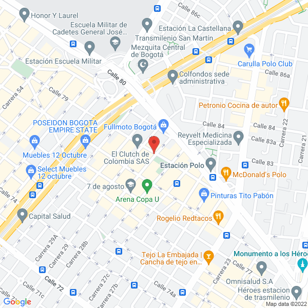 Mapa de Americana De Automovilismo