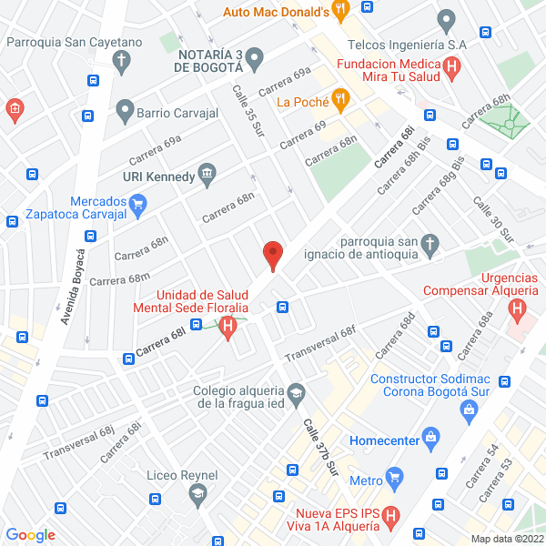 Mapa de Angel Jean