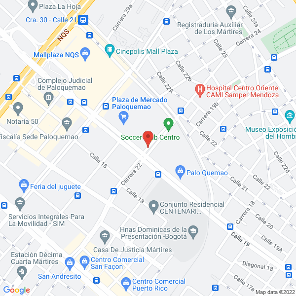 Mapa de Angelcom S.A.