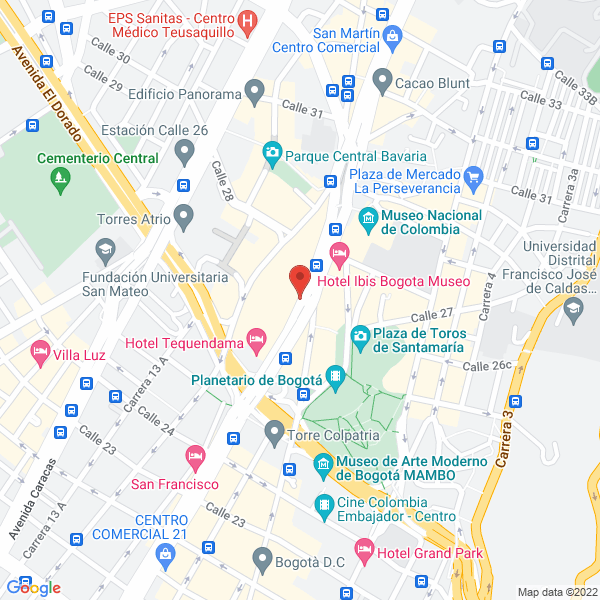 Mapa de Artesanias El Zaque Ltda.