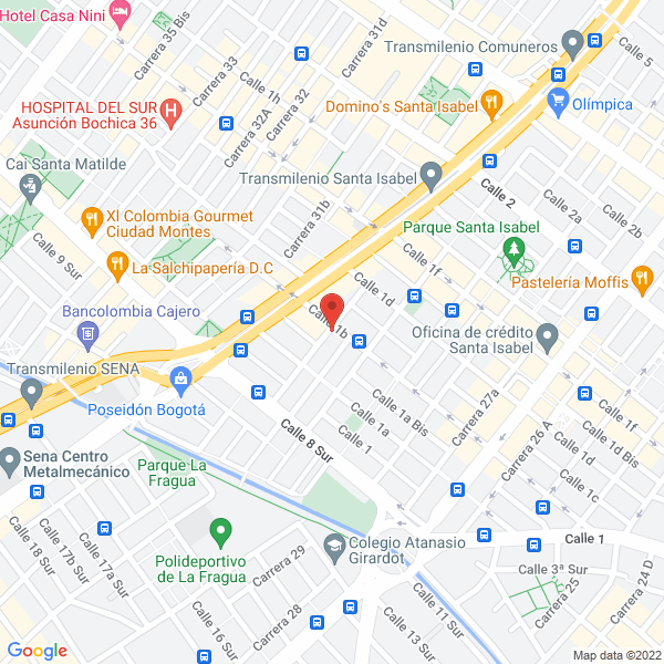 Mapa de Artesanias Y Diseños Gericó Ltda.