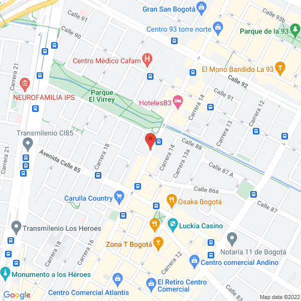 Mapa de Arch Química Colombia S.A.