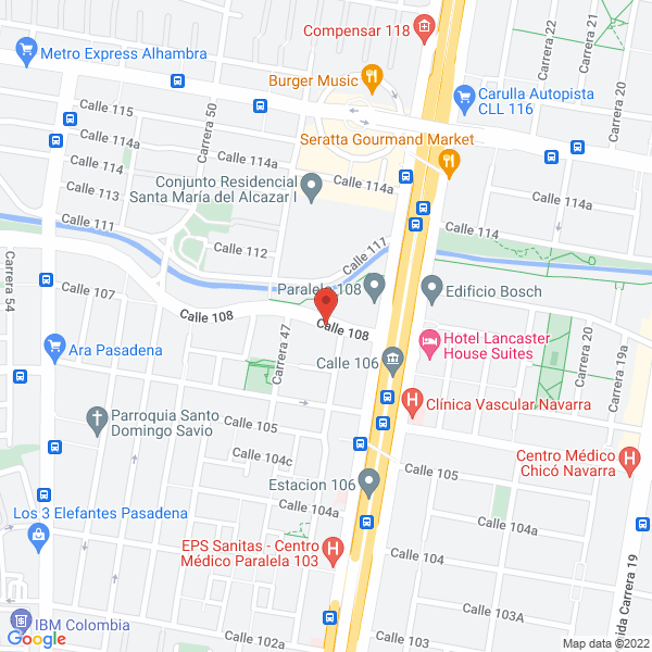Mapa de Apartaestudios Bell House
