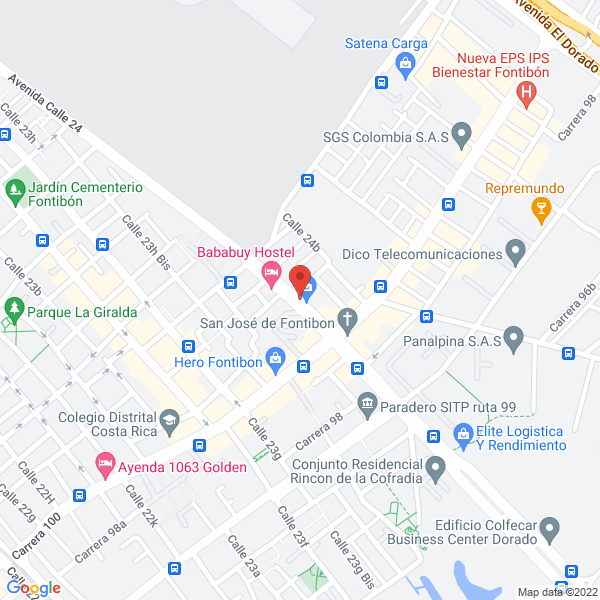 Mapa de Almacén Y Taller Moto Mundial Ltda.