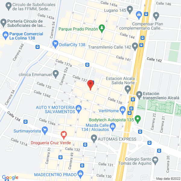 Mapa de Asoquimica S.A.S.