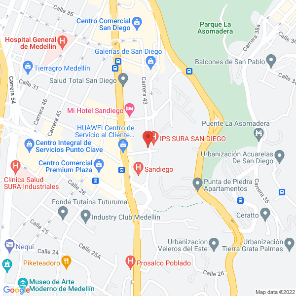 Map of Alta Tecnologia En Oftalmologia