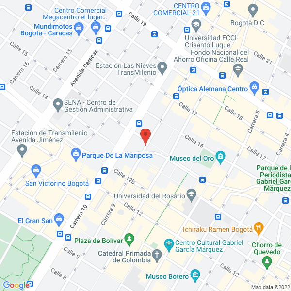 Mapa de Altos Relieves El Fundador