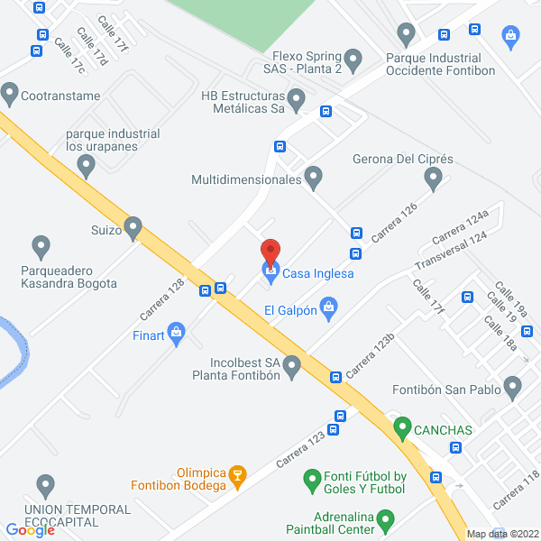 Mapa de Altron Ingeniería Y Montajes Ltda.