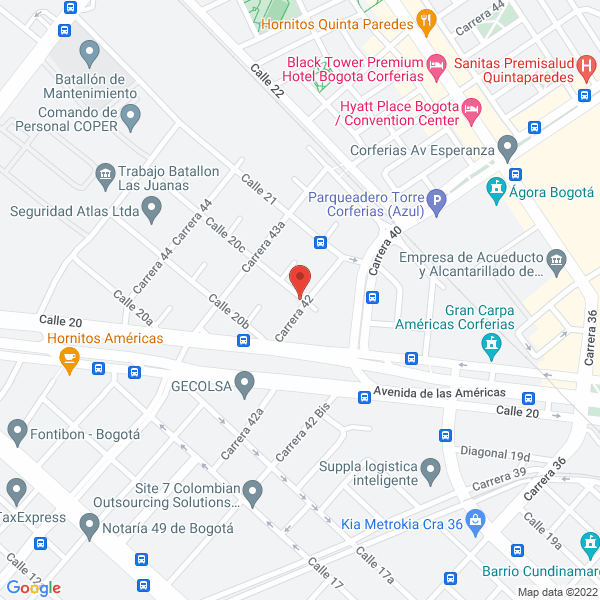Mapa de Alupack S.A.S.