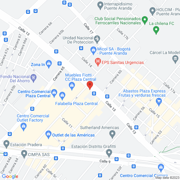 Mapa de Aseraseo S.A.S.
