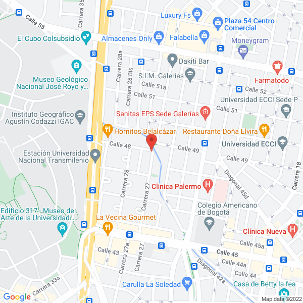 Mapa de Asesores Especiales De Seguros Ltda.